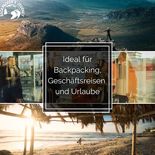 Backpackers-Journey-Kleidertaschen-mit-Haken-Packwrfel-Set-schwarz-Ideal-fr-Backpacks-Ruckscke-und-Koffer-Aller-Art-0-5